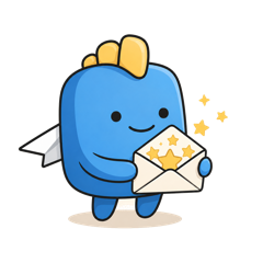Atli holding an envelope with your free data